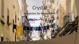  Presentation with city street - Cool new presentation with old town in naples city backdrop and a coral colored foreground