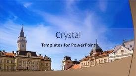  Presentation with architecture old - Slides enhanced with old-town-in-novi-sad background and a light blue colored foreground