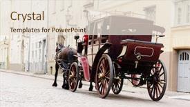  Presentation with romance - Slide set enhanced with old town traveling romance background and a lemonade colored foreground