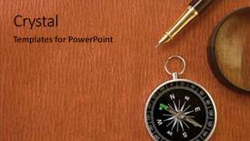  Presentation with old - PPT layouts featuring old-traveling-accessory-on-red background and a red colored foreground