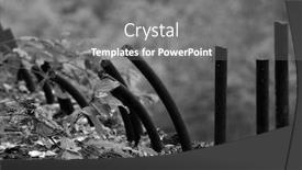  Presentation with stalin - Beautiful slides featuring old-tunnel-of-stalin-part backdrop and a gray colored foreground