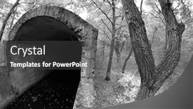  Presentation with stalin - Colorful PPT layouts enhanced with old-tunnel-of-stalin-part backdrop and a dark gray colored foreground