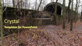  Presentation with stalin - Colorful presentation theme enhanced with old-tunnel-of-stalin-part backdrop and a tawny brown colored foreground