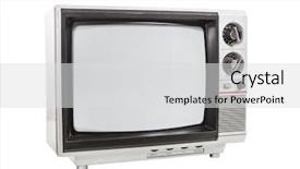  Presentation with retro television knobs isolated - Colorful slide set enhanced with old tv - dirty portable television isolated backdrop and a light gray colored foreground