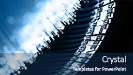  Presentation with fiber - Colorful slides enhanced with old typewriter - fiber optics background with lots backdrop and a navy blue colored foreground