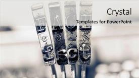  Presentation with archi old - Slide set with old typewriter hammers in monochrome background and a light gray colored foreground