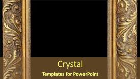  Presentation with baroque - Slides featuring old-vertical-ornamental-baroque-picture background and a tawny brown colored foreground