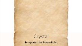  Presentation with vertical - Theme having old-vertical-paper-scroll-isolated background and a lemonade colored foreground