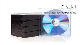  Presentation with cassette - PPT layouts enhanced with old video cassette tapes background and a white colored foreground