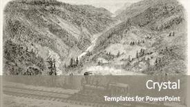  Presentation with california - Colorful PPT layouts enhanced with old view american canyon cape horn california along union pacific railroad track original created lancelot published lillustration journal universel paris 1868 backdrop and a gray colored foreground