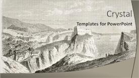  Presentation with dalmatia - Slides enhanced with old view of ragusa today dubrovnik dalmatia created by lejean published on le tour du monde paris 1860 background and a lemonade colored foreground