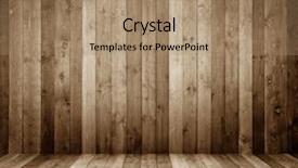  Presentation with room - Theme having wooden interior room background and a coral colored foreground