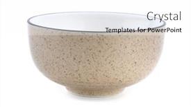  Presentation with ceramic - PPT theme enhanced with old-vintage-ceramic-cup-isolated background and a white colored foreground