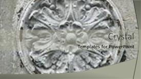  Presentation with ornament - Presentation enhanced with old-vintage-metal-ornament background and a light gray colored foreground