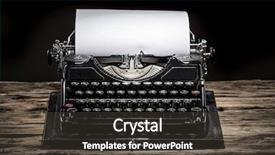  Presentation with geography old nautical vintage world - Presentation theme enhanced with old vintage typewriter close-up background and a dark gray colored foreground