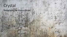  Presentation with old brick wall texture - PPT theme having old wall texture background and a light gray colored foreground