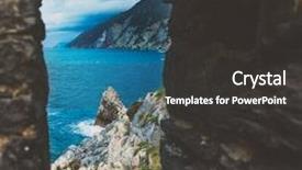  Presentation with italy - PPT theme featuring old walls of the church background and a dark gray colored foreground