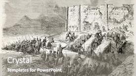  Presentation with mexico - Cool new presentation with old war - french intervention in mexico assault backdrop and a gray colored foreground