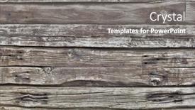  Presentation with wood gray - Presentation consisting of old-weathered-wooden-stacked-plank background and a gray colored foreground