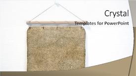  Presentation with old west wanted - Amazing presentation theme having old west wanted poster - advertisement on the white wall backdrop and a white colored foreground