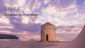  Presentation with old windmill - PPT layouts having aio - old windmill ai gyra agios background and a light blue colored foreground