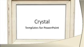  Presentation with frame - PPT layouts featuring old wood - vintage photo frame isolated background and a white colored foreground