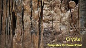  Presentation with old wood - Presentation theme consisting of old-wood-background-ancient-wooden background and a tawny brown colored foreground
