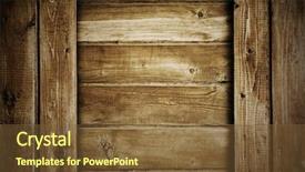  Presentation with old wood - Presentation theme with old wood boards vintage background background and a tawny brown colored foreground
