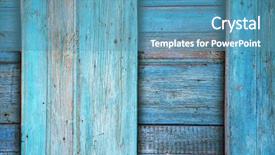  Presentation with vintage art - Cool new presentation with old wood boards vintage blue backdrop and a teal colored foreground
