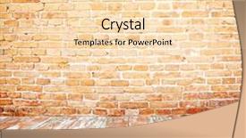  Presentation with old wood - Presentation design enhanced with old wood brown room interior background and a lemonade colored foreground