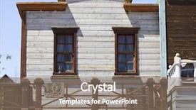  Presentation with rustic old wood texture - Colorful slides enhanced with old wood house western texture backdrop and a gray colored foreground
