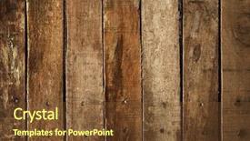  Presentation with wood wood grain - Colorful PPT theme enhanced with old wood plank backdrop and a tawny brown colored foreground