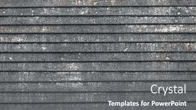  Presentation with wood texture - Theme featuring old-wood-texture-background-surface background and a gray colored foreground
