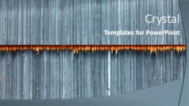  Presentation with wood texture - Slide deck having old-wood-texture-background-surface background and a seafoam green colored foreground