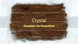  Presentation with old wood - Colorful slide set enhanced with old-wood-texture-with-snow backdrop and a tawny brown colored foreground