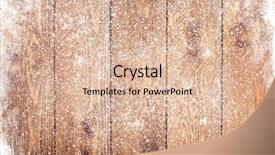  Presentation with rustic old wood texture - Colorful PPT theme enhanced with old wood texture with snow backdrop and a lemonade colored foreground