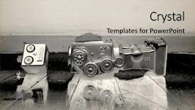  Presentation with lost - Presentation theme featuring old wooden floor solarized monochrome background and a soft green colored foreground