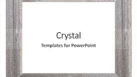  Presentation with picture frame - Slide deck featuring old wooden frame background and a white colored foreground