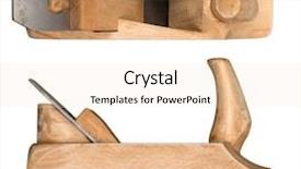  Presentation with woodworking - Amazing presentation theme having old wooden hand plane backdrop and a lemonade colored foreground