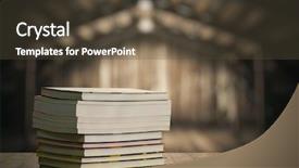  Presentation with old book - Amazing presentation having old wooden interior with light backdrop and a tawny brown colored foreground