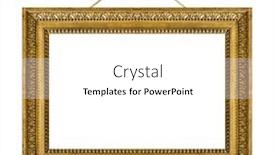  Presentation with picture frame - PPT layouts featuring old-wooden-picture-frame-hanging background and a white colored foreground