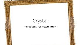  Presentation with picture frame - PPT theme enhanced with old-wooden-picture-frame-hanging background and a white colored foreground