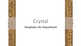  Presentation with picture frame - Slide set having old-wooden-picture-frame-isolated background and a white colored foreground