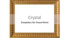  Presentation with picture frame - Slide deck with old-wooden-picture-frame-isolated background and a white colored foreground