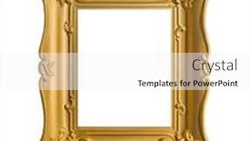  Presentation with picture frame - Colorful PPT theme enhanced with old-wooden-picture-frame-isolated backdrop and a white colored foreground