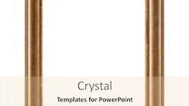  Presentation with picture frame - Presentation with old-wooden-picture-frame-isolated background and a lemonade colored foreground