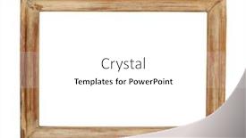  Presentation with picture frame - PPT layouts featuring oil in bottles sunflowers and seeds on wooden background background and a gold colored foreground