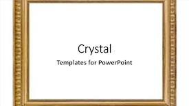  Presentation with picture frame - Beautiful slides featuring old wooden picture frame isolated backdrop and a white colored foreground