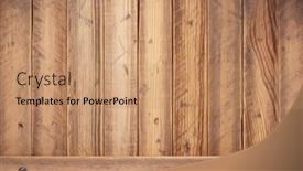  Presentation with wooden - Cool new PPT layouts with old-wooden-plank-board-background backdrop and a coral colored foreground