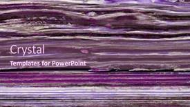  Presentation with purple grunge - Colorful slide set enhanced with old wooden purple door grunge texture background backdrop and a violet colored foreground